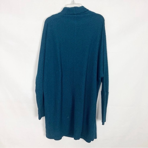 We The Free Kitty Blue Pullover Thermal Size Small Long Length Oversized - Picture 7 of 8